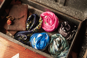 Silk scarf collection