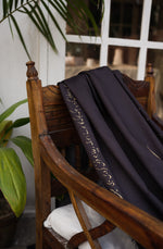 Load image into Gallery viewer, Afsanay - Dark Brown Shawl
