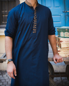 Suraagh-e-Zindagi Cotton plain suit - for men