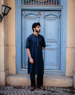 Load image into Gallery viewer, Suraagh-e-Zindagi Cotton plain suit - for men
