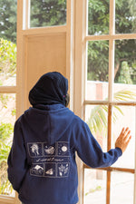 Load image into Gallery viewer, Suratgar - Blue - Unisex Zip-up Hoodie
