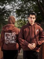 Load image into Gallery viewer, Takhayul - Brown - Unisex Zip-up Hoodie
