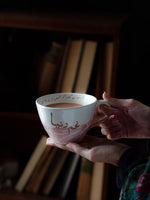 Load image into Gallery viewer, Shafaq - White &amp; Terracotta Ceramic Mug
