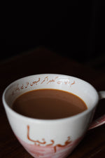 Load image into Gallery viewer, Shafaq - White &amp; Terracotta Ceramic Mug
