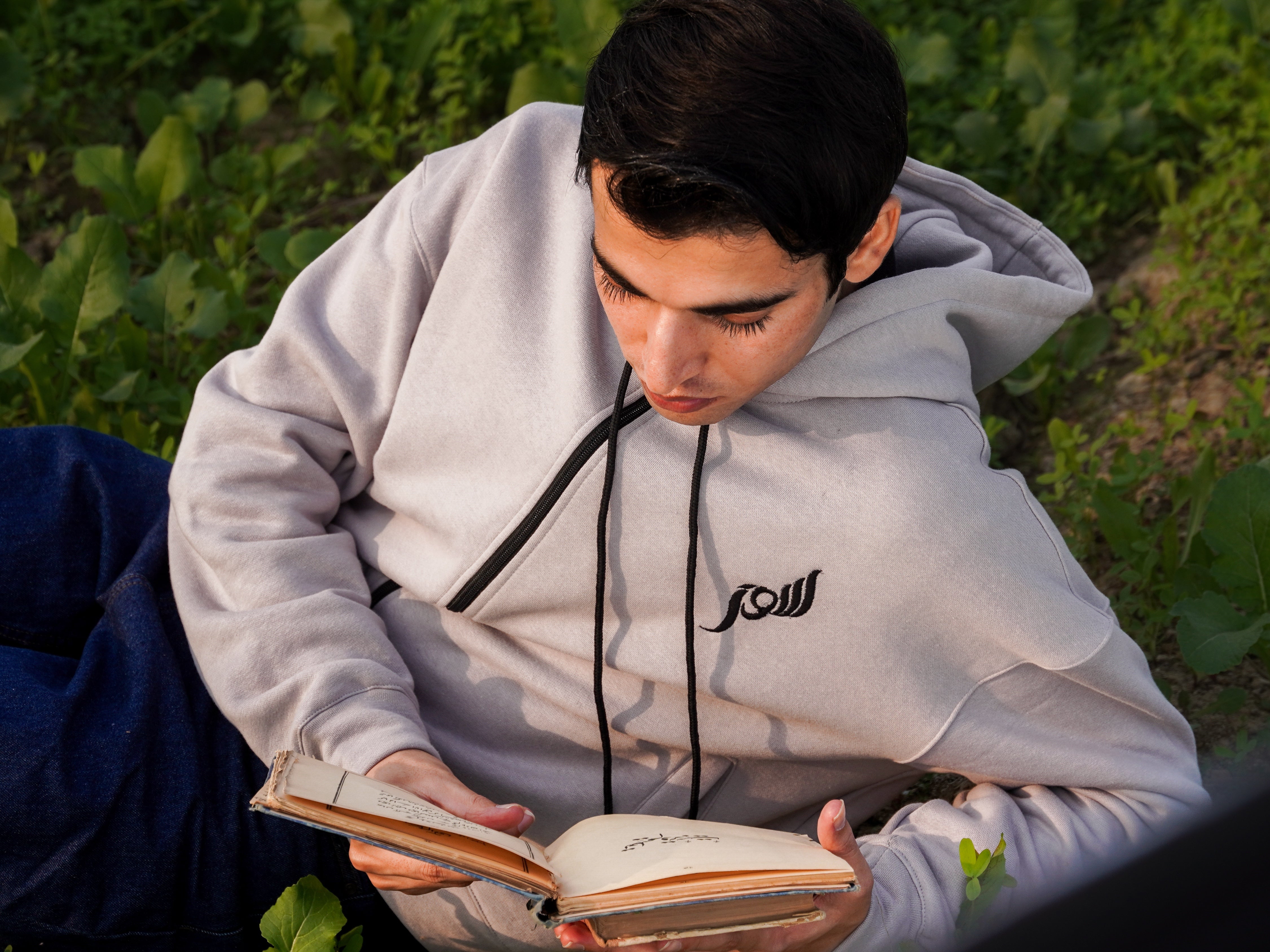 Shehr - Gray - Unisex Zip-up Hoodie