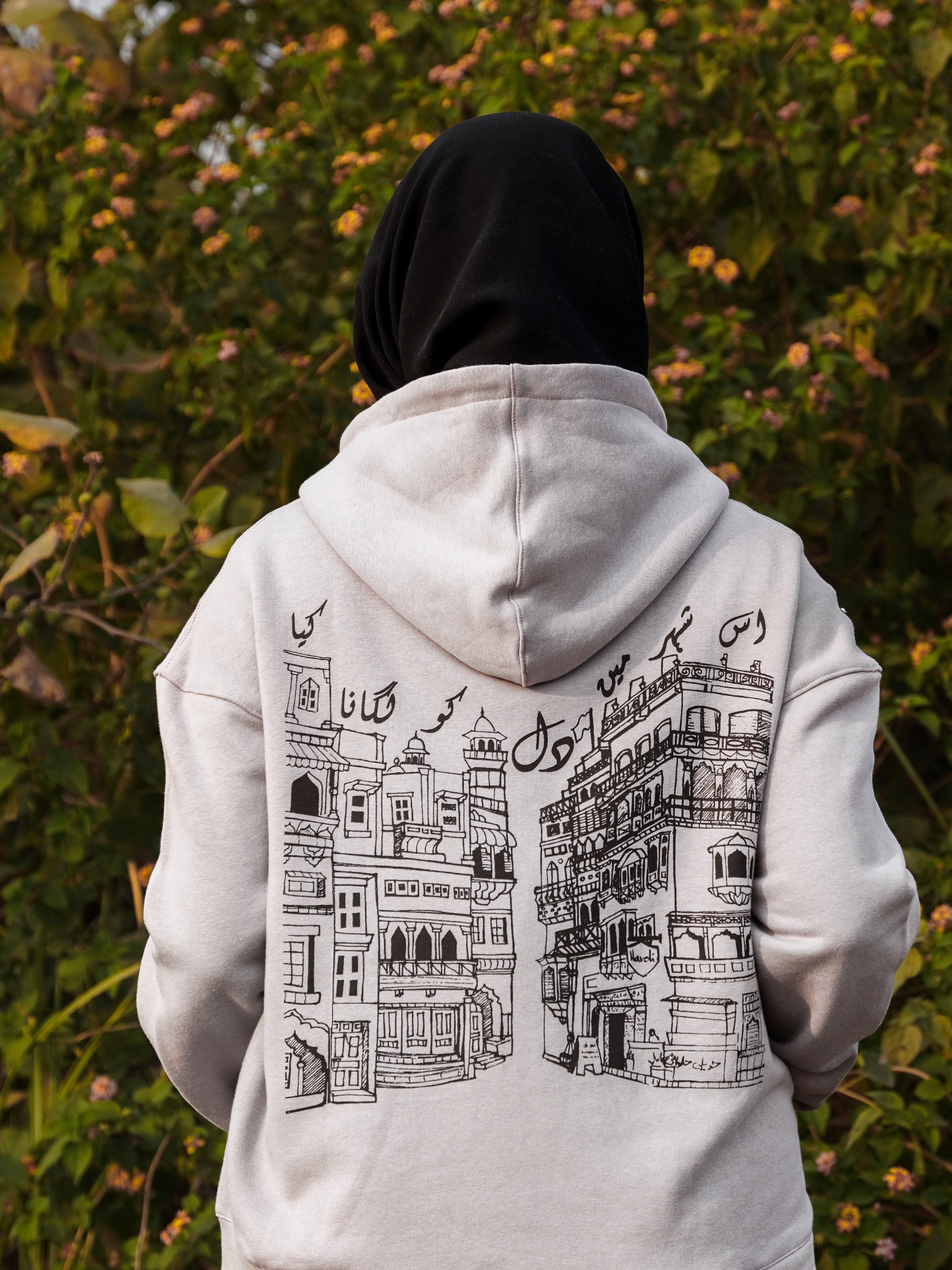 Shehr - Gray - Unisex Zip-up Hoodie