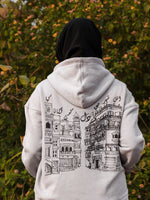 Load image into Gallery viewer, Shehr - Gray - Unisex Zip-up Hoodie
