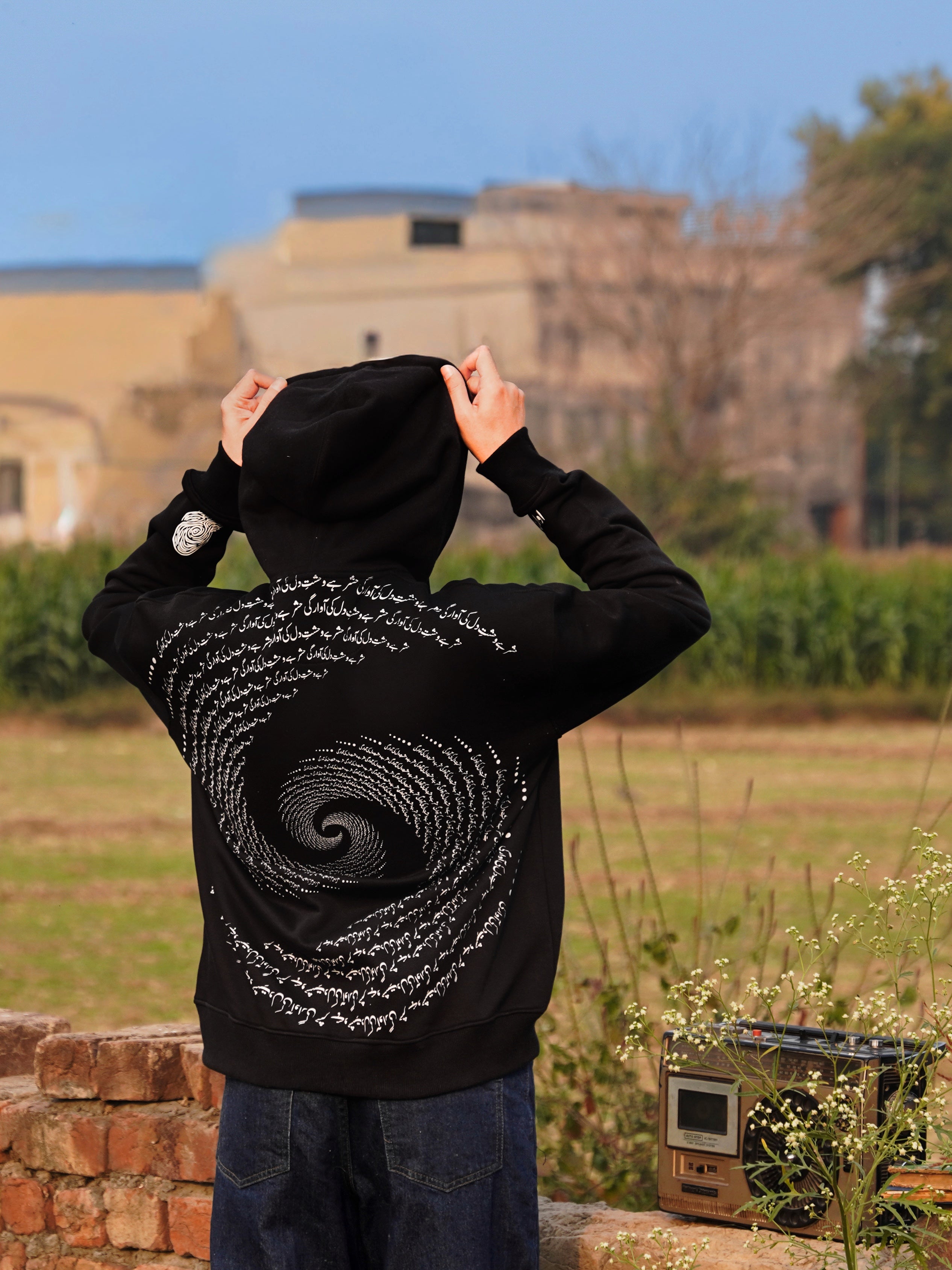 Awargi - Black - Unisex Zip-up Hoodie