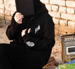 Load image into Gallery viewer, Awargi - Black - Unisex Zip-up Hoodie
