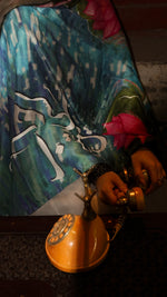 Load image into Gallery viewer, Khwaab - Turquoise Shawl
