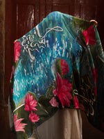 Load image into Gallery viewer, Khwaab - Turquoise Shawl
