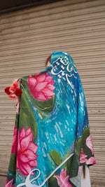 Load image into Gallery viewer, Khwaab - Turquoise Shawl
