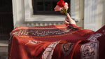 Load image into Gallery viewer, Rang - Maroon Shawl
