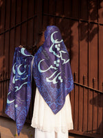 Load image into Gallery viewer, Gumaan - Blue Shawl
