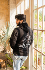 Load image into Gallery viewer, Na Chehro - Black - Unisex Zip-up Hoodie
